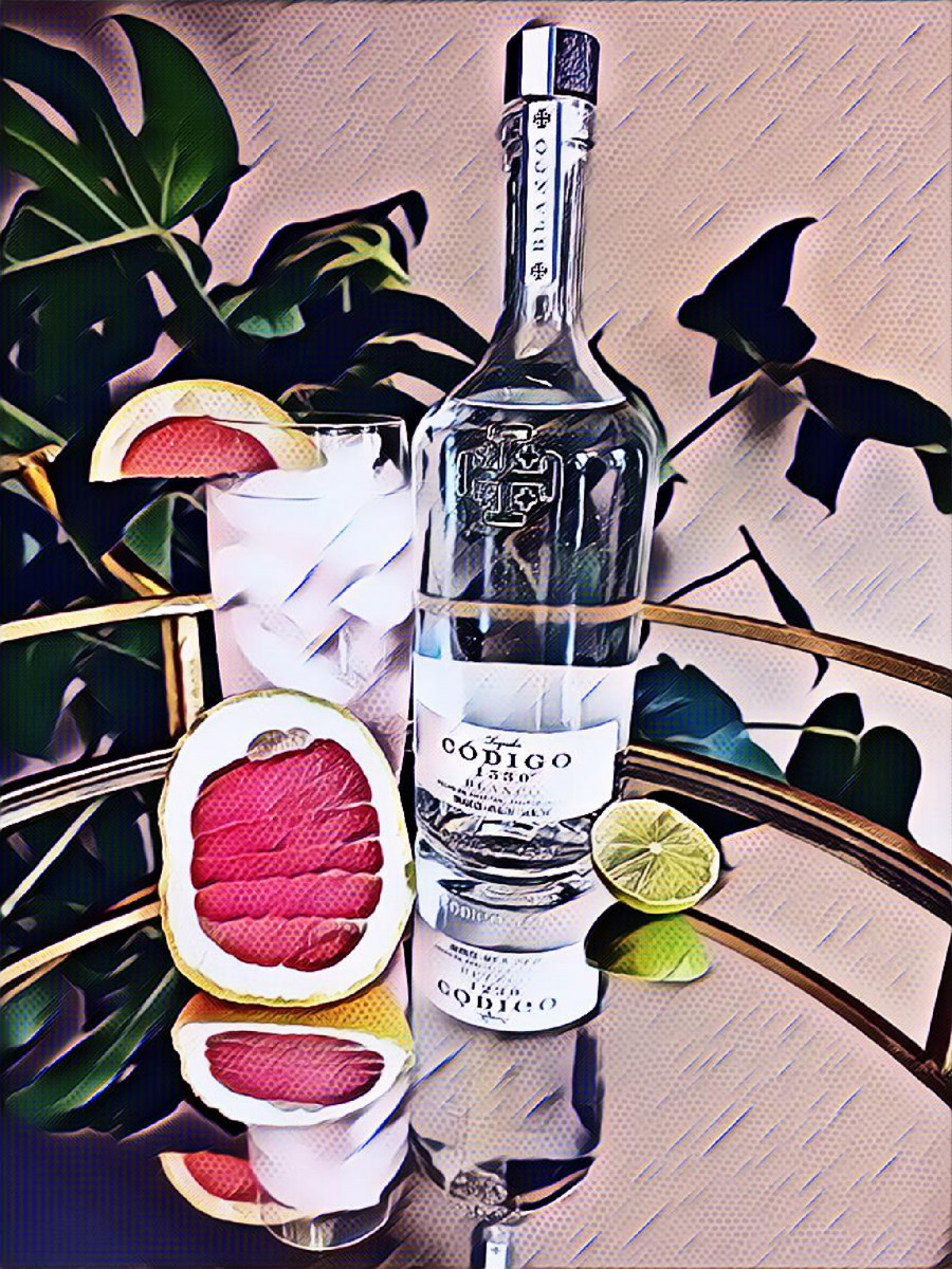 An Artful Codigo Tequila Cocktail – the Lazy Paloma